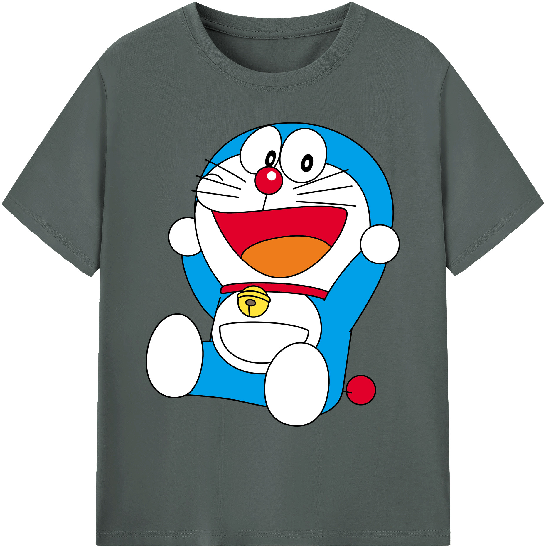 （画像用） ドラえもん Doraemon 綿100％ メンズ半袖Tシャツ｜肌触りやわらか＆通気性